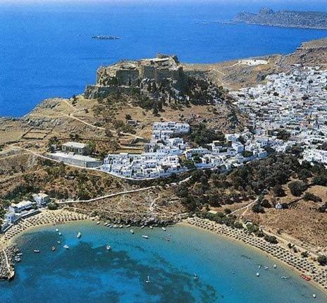 Next To Haraki Beach , Taverns Bars & 10 To Lindos Charaki Exterior foto
